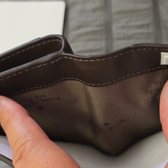 Kate Spade Brown Leather Wallet Nwt - Picture 8 of 11